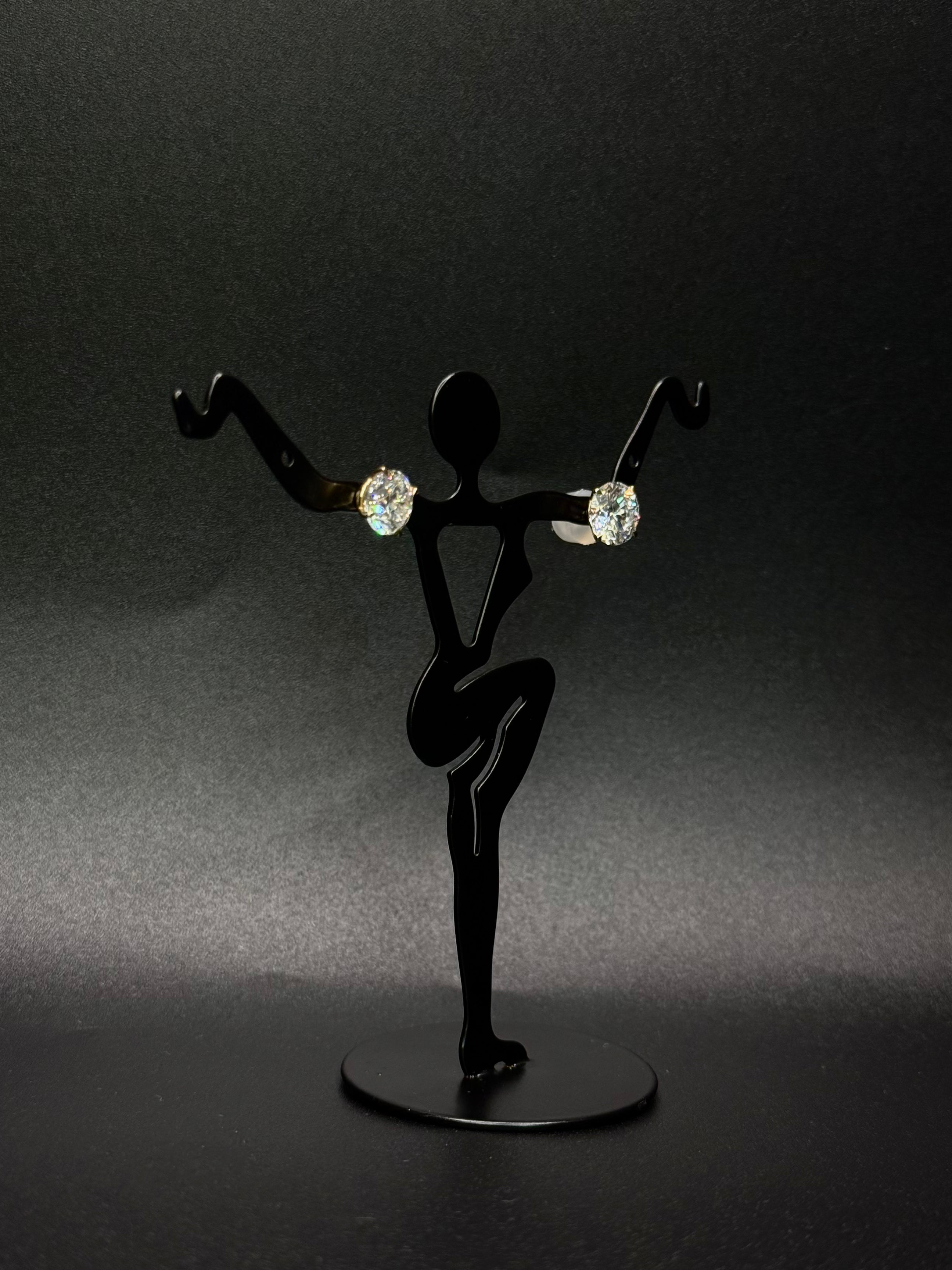 14KT Solitaire Diamonds Studs