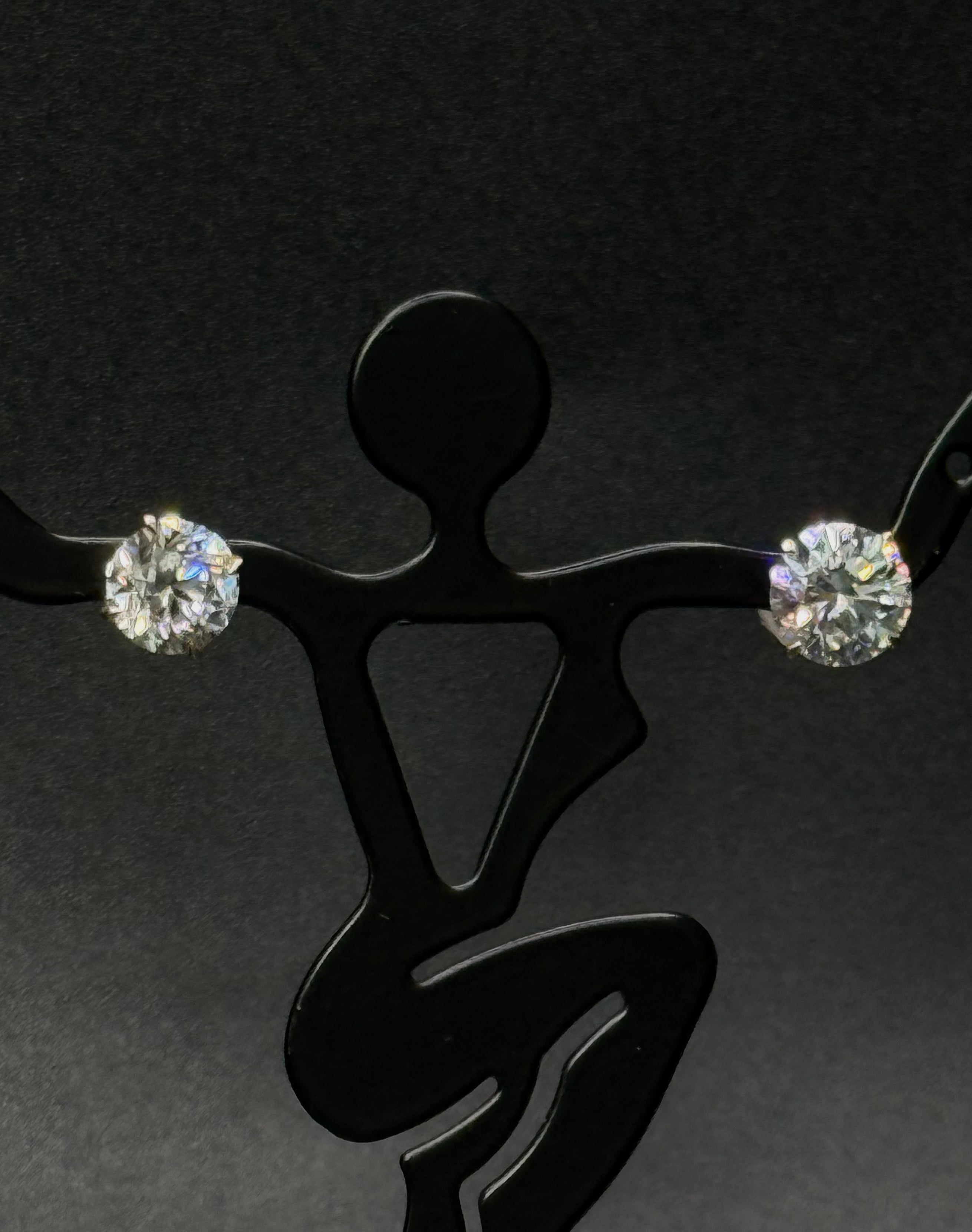 14KT Solitaire Diamonds Studs