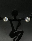 14KT Solitaire Diamonds Studs