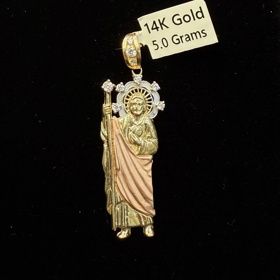 14KT Saint Jude Pendant