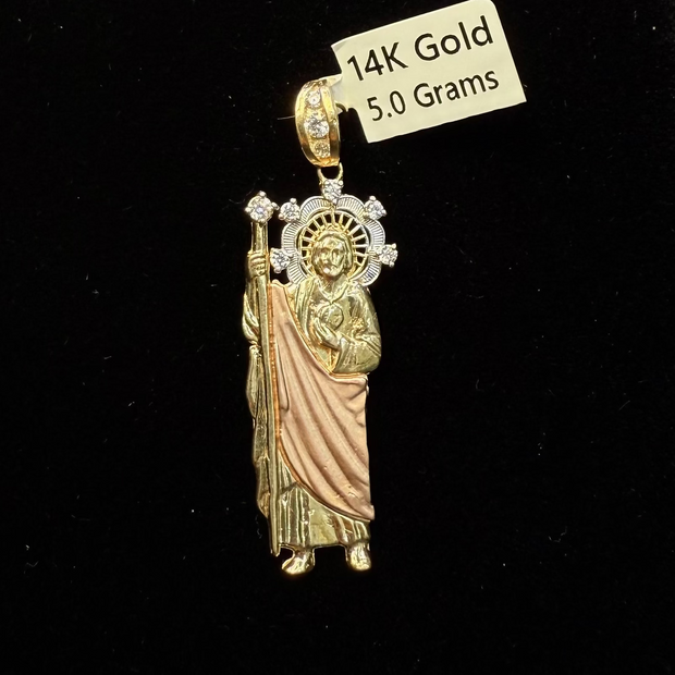 14KT Saint Jude Pendant