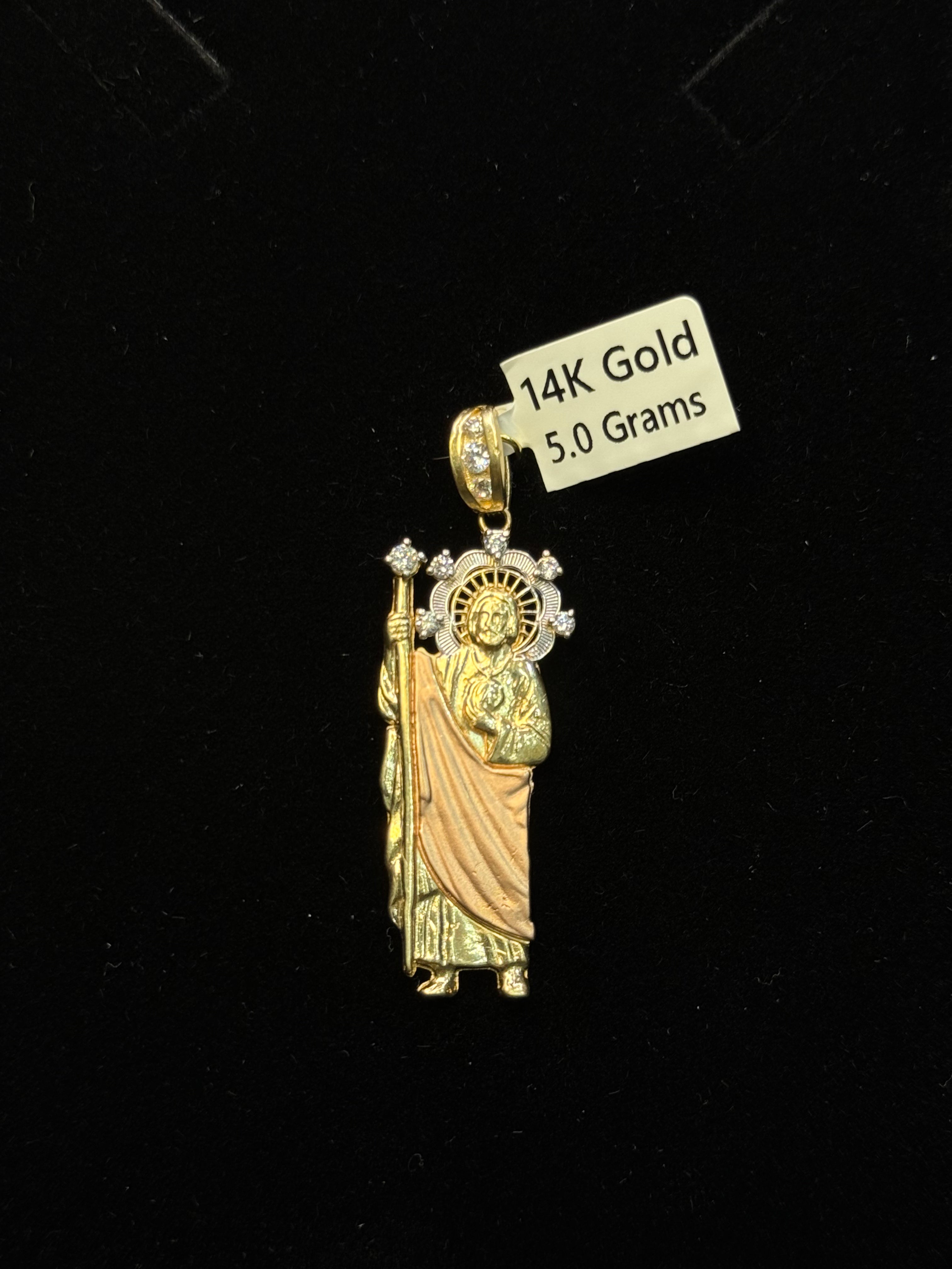 14KT Saint Jude Pendant