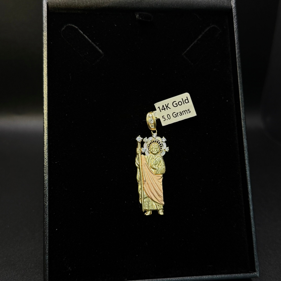 14KT Saint Jude Pendant