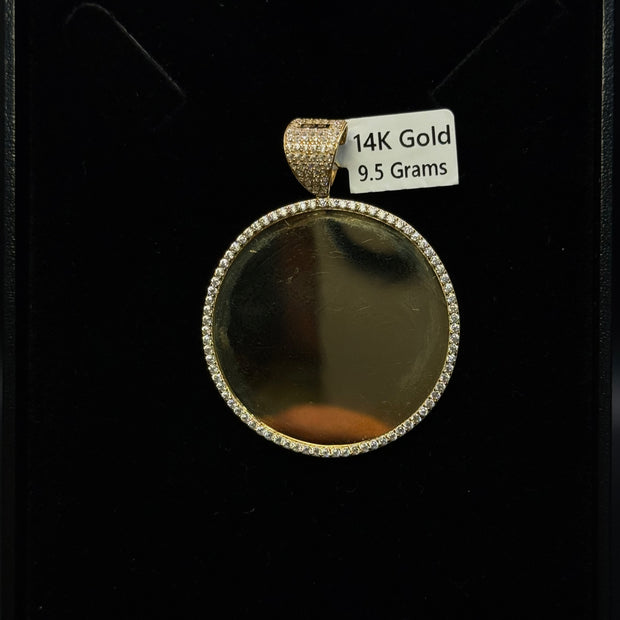 Round Shape Photo Pendant