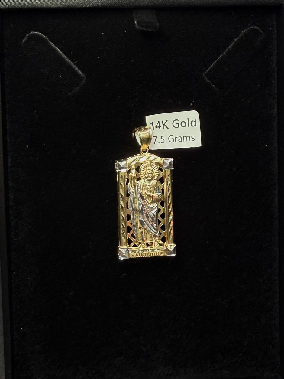 14KT Saint Jude Pendant