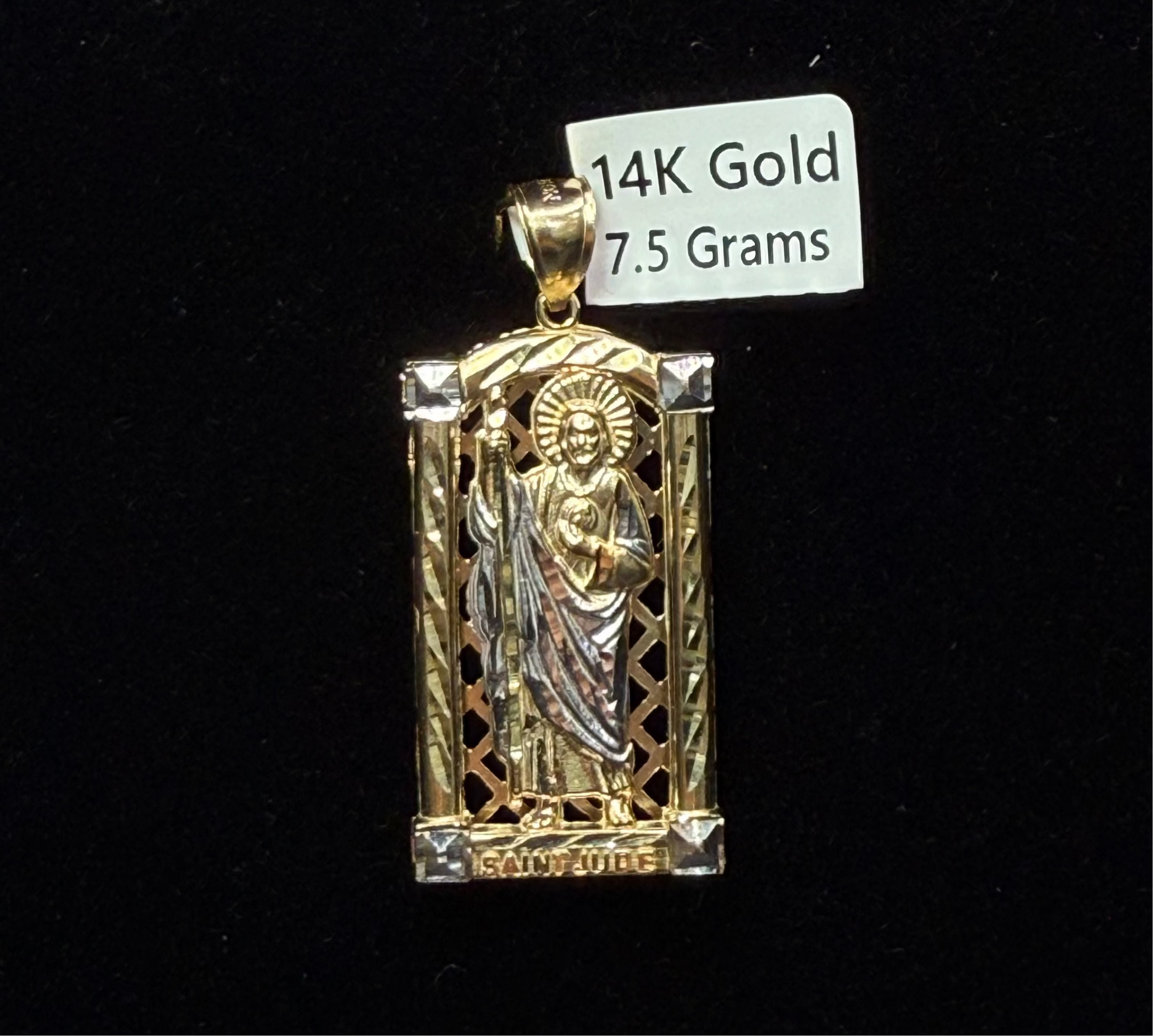 14KT Saint Jude Pendant