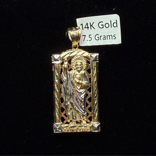 14KT Saint Jude Pendant