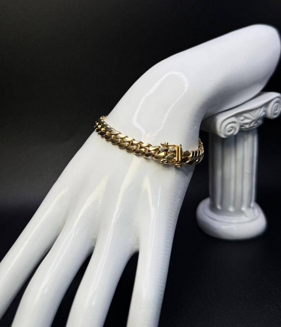 Solid Cuban Link Bracelet