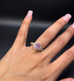 Pink CZ Ring