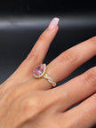 Pink CZ Ring