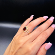 Garnet Stone Ring