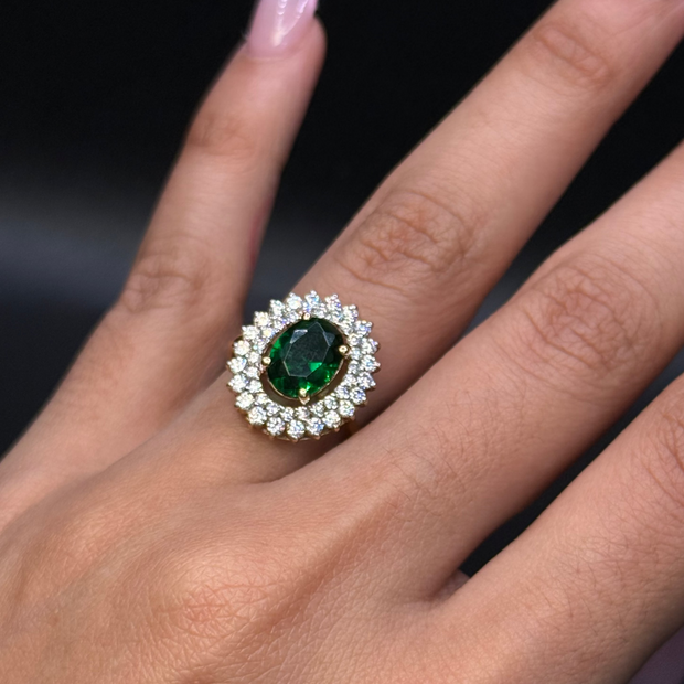 Emerald Stone Ring