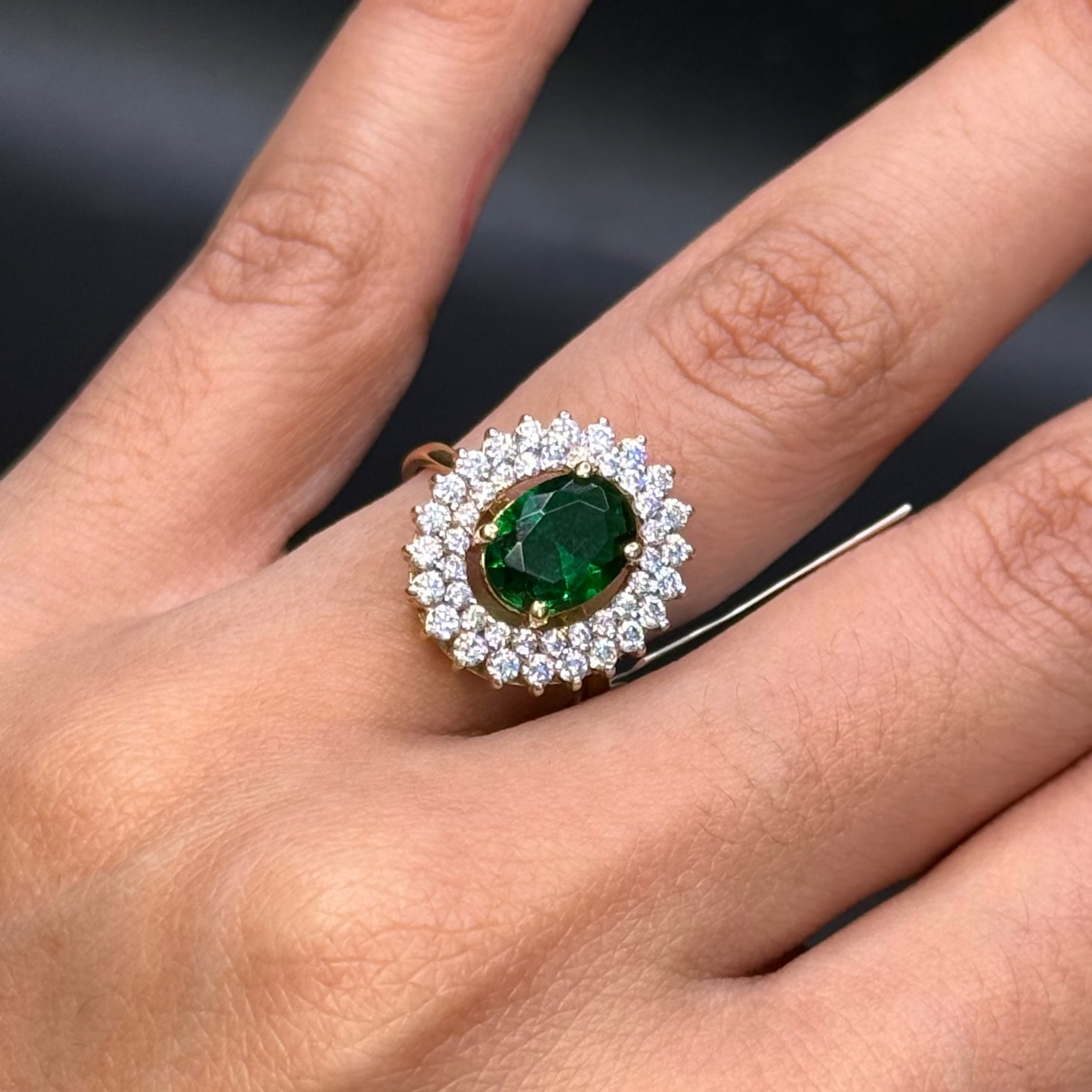 Emerald Stone Ring