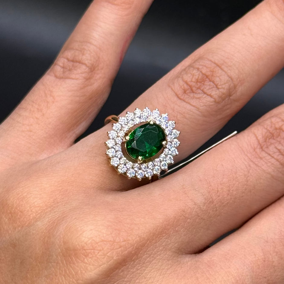 Emerald Stone Ring