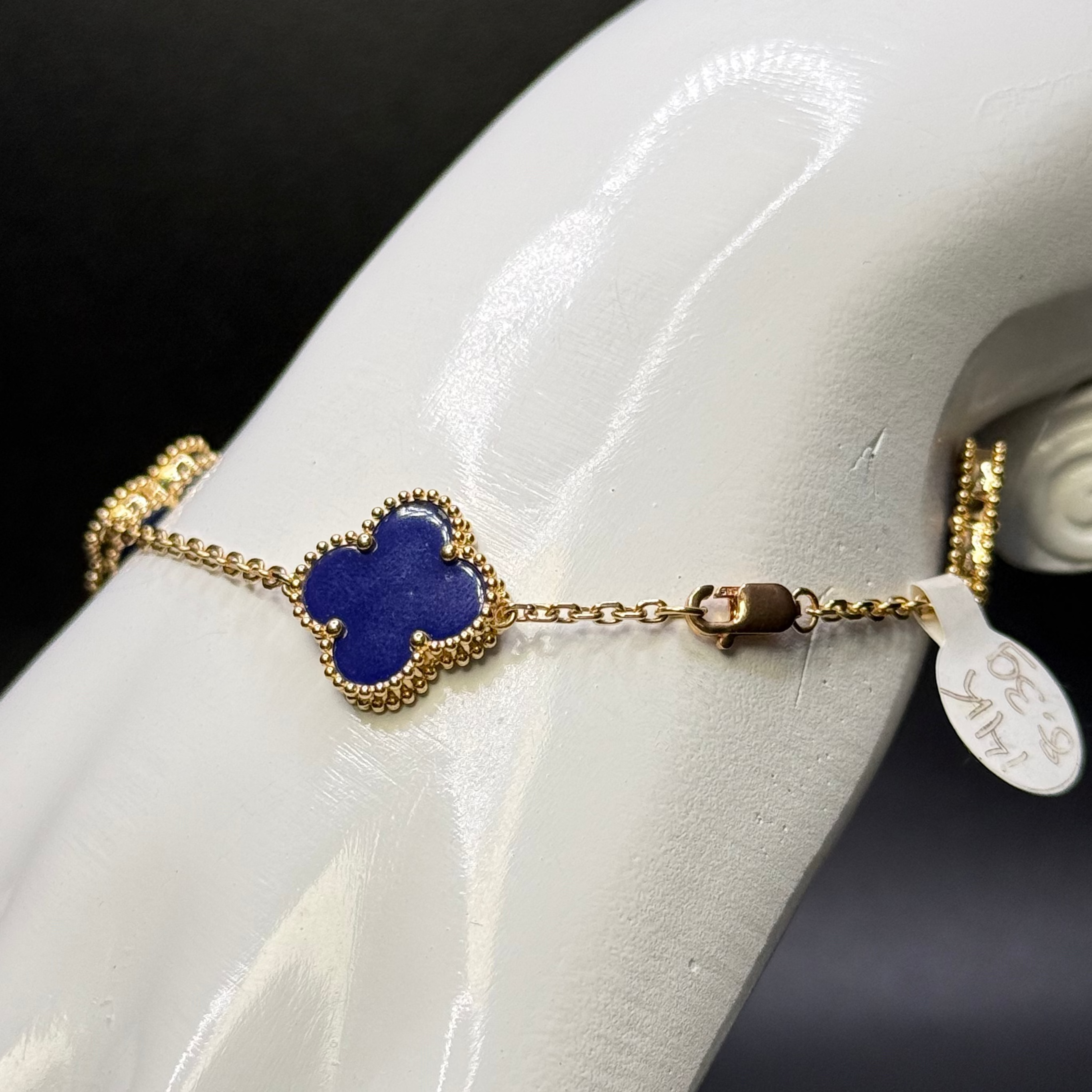 Blue Clover Bracelet