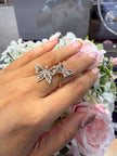 Butterfly Ring 14kt / Lab Diamonds