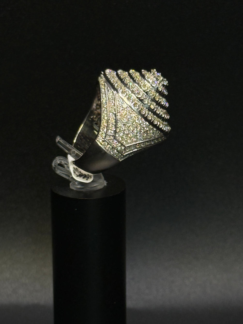 Diamond Cluster Ring
