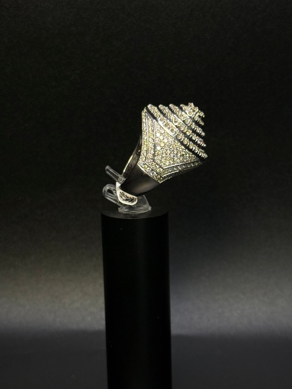 Diamond Cluster Ring