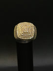 Yellow Gold Diamond Cluster