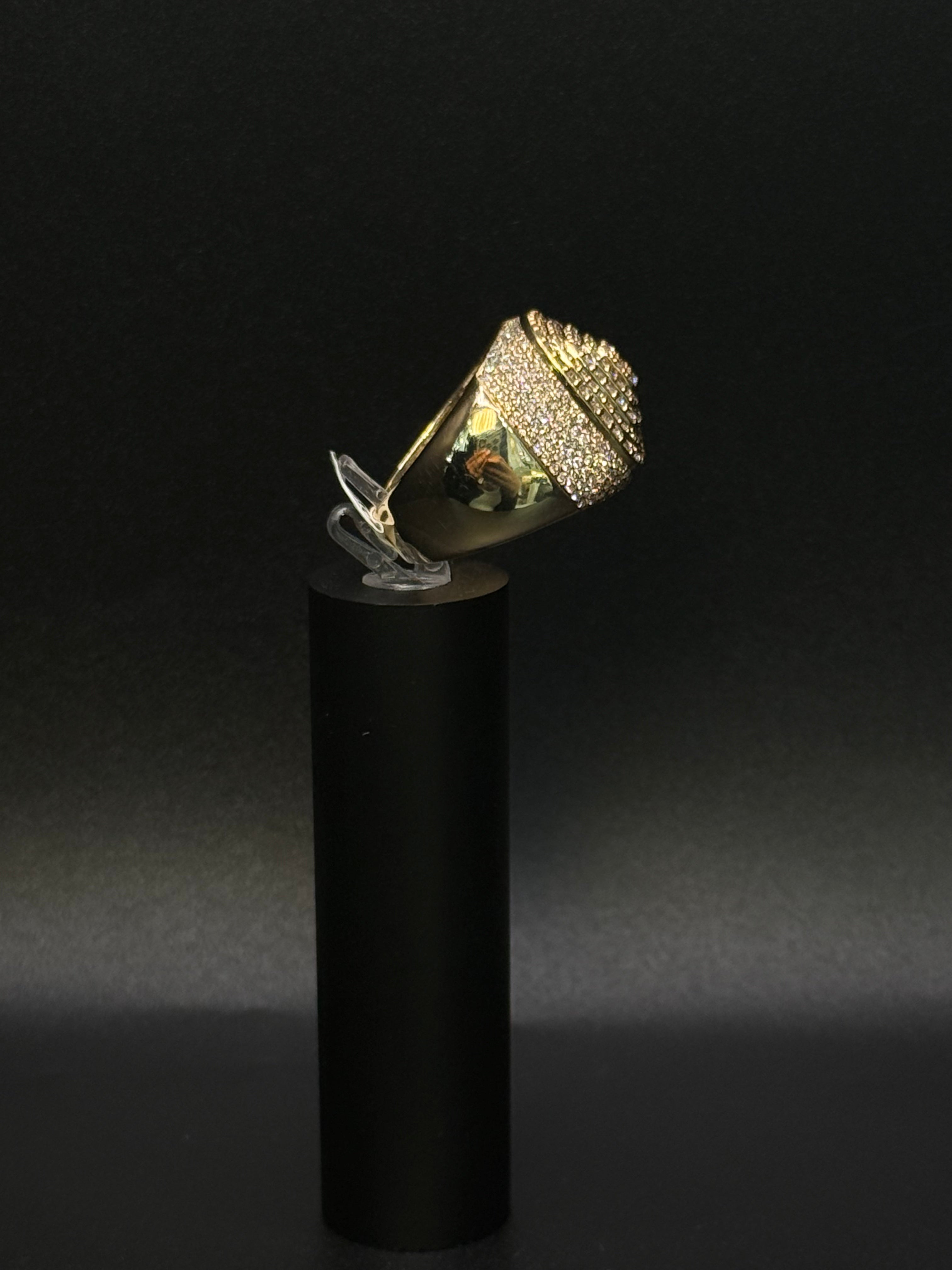 Yellow Gold Diamond Cluster