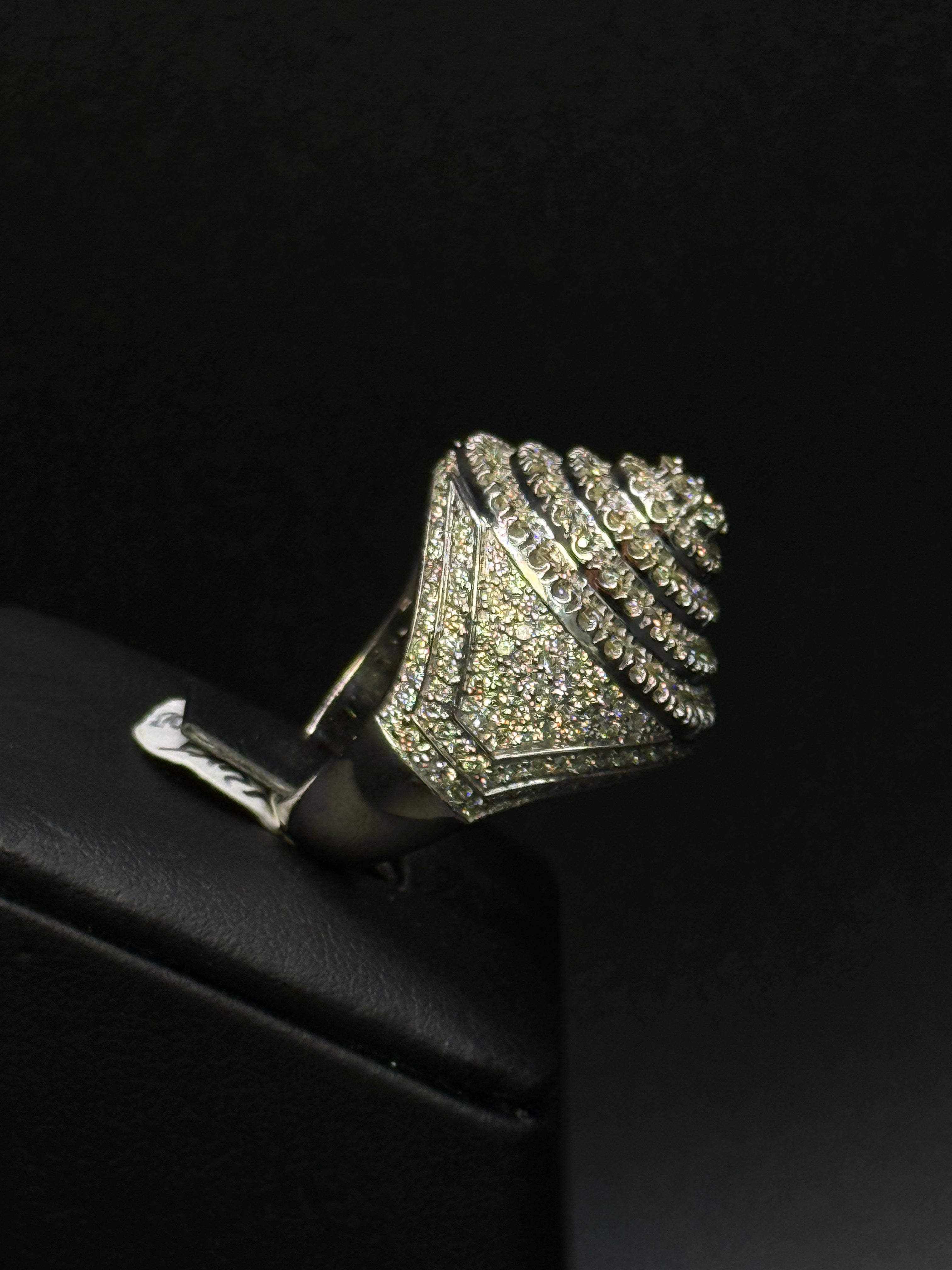 Diamond Cluster Ring