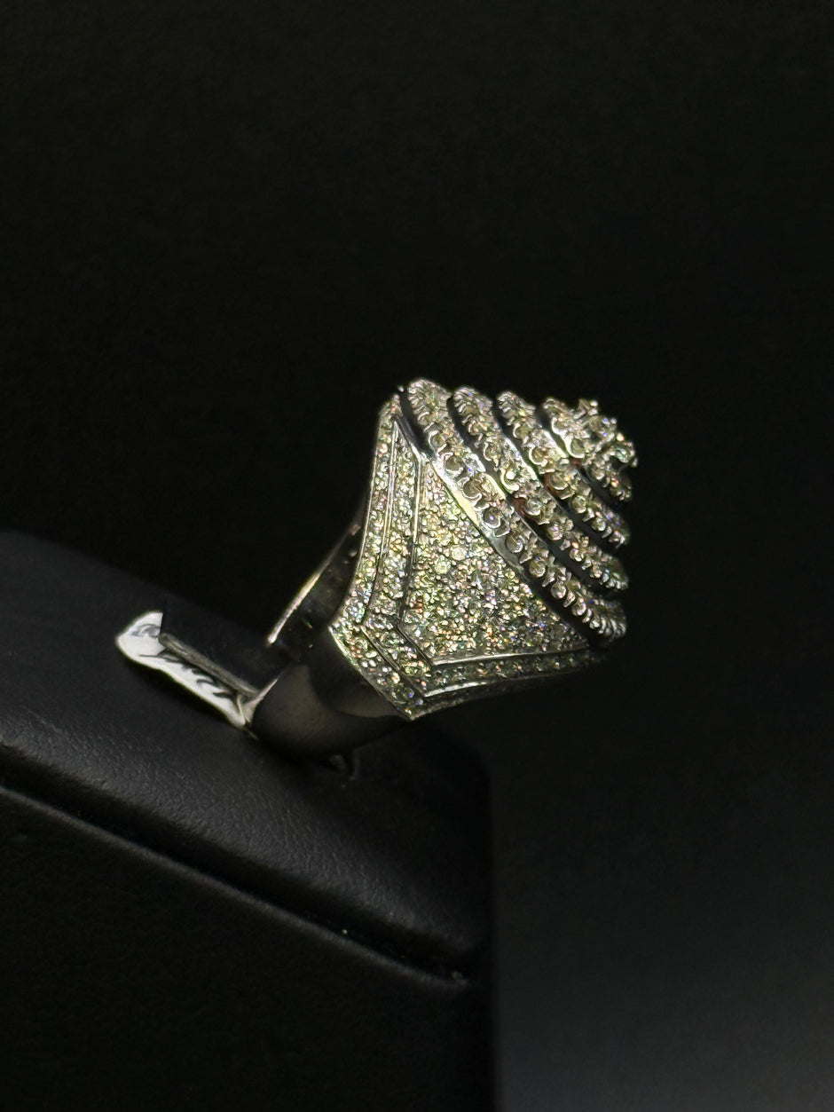 Diamond Cluster Ring