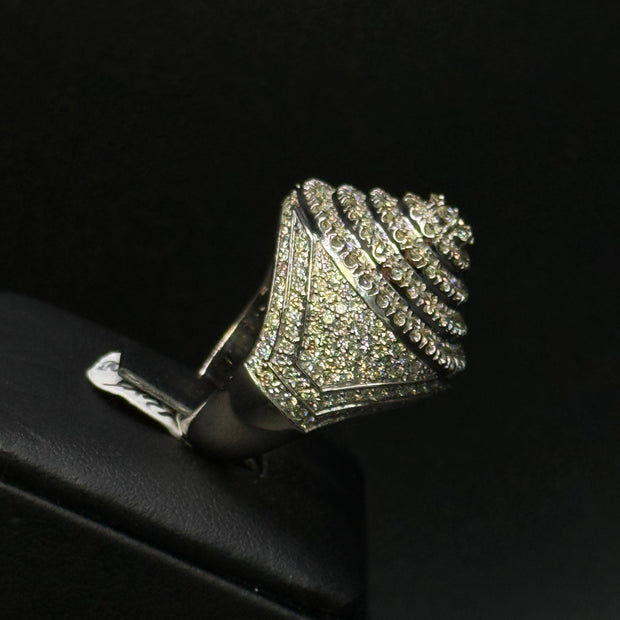 Diamond Cluster Ring
