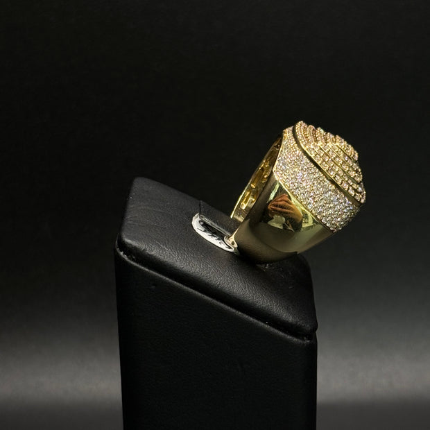 Yellow Gold Diamond Cluster